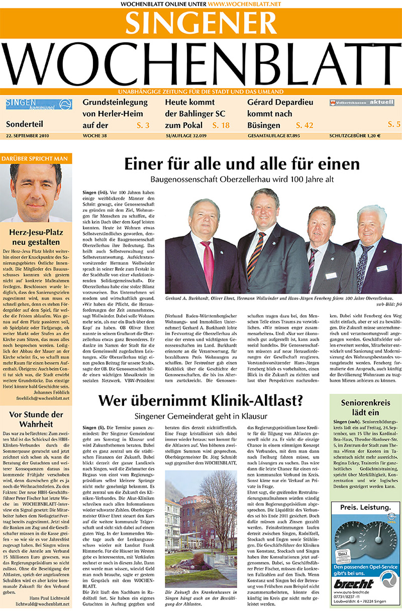 Ausgabe 38 vom 22. September 2010