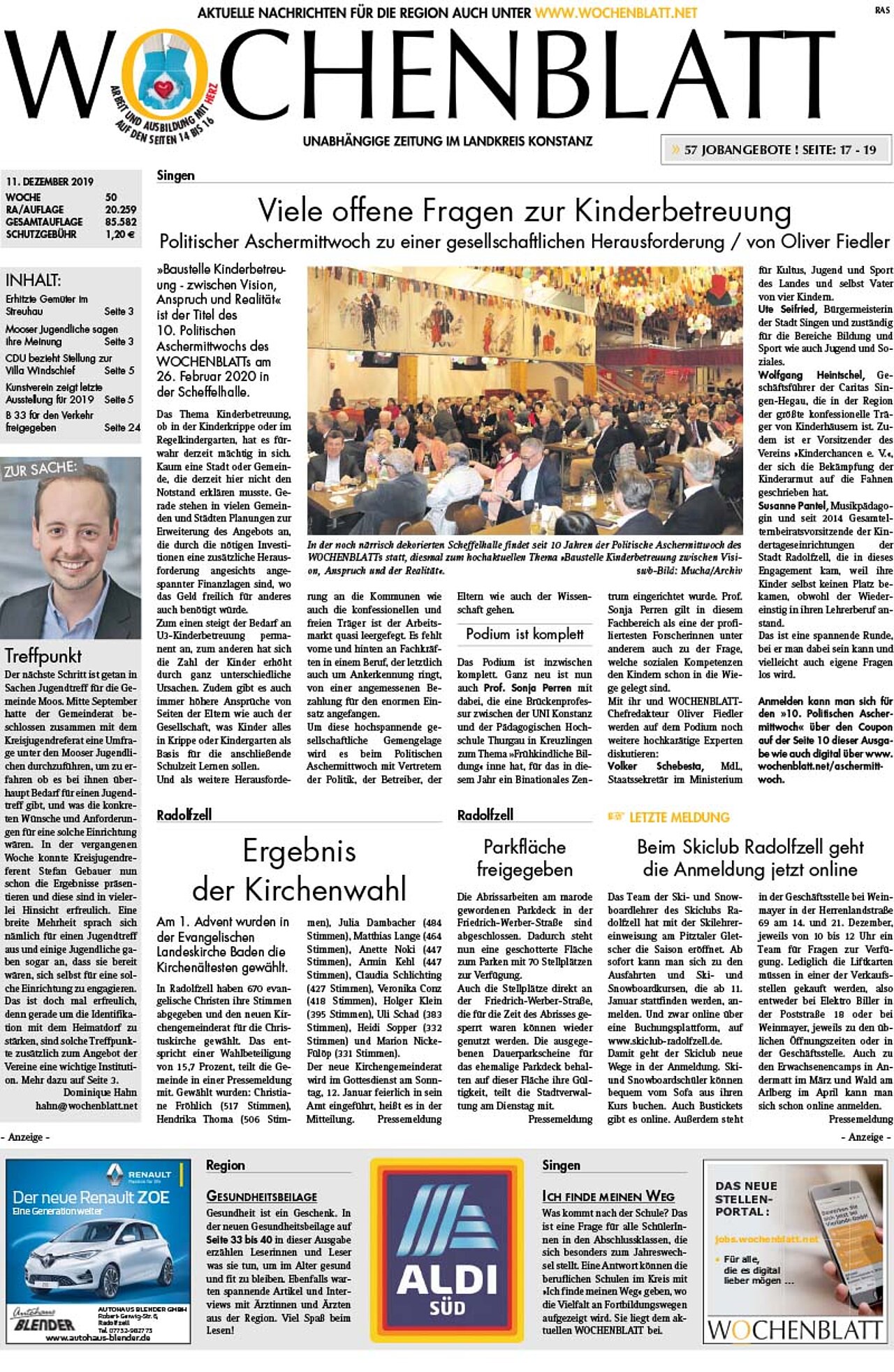Ausgabe 50 vom 11. Dezember 2019