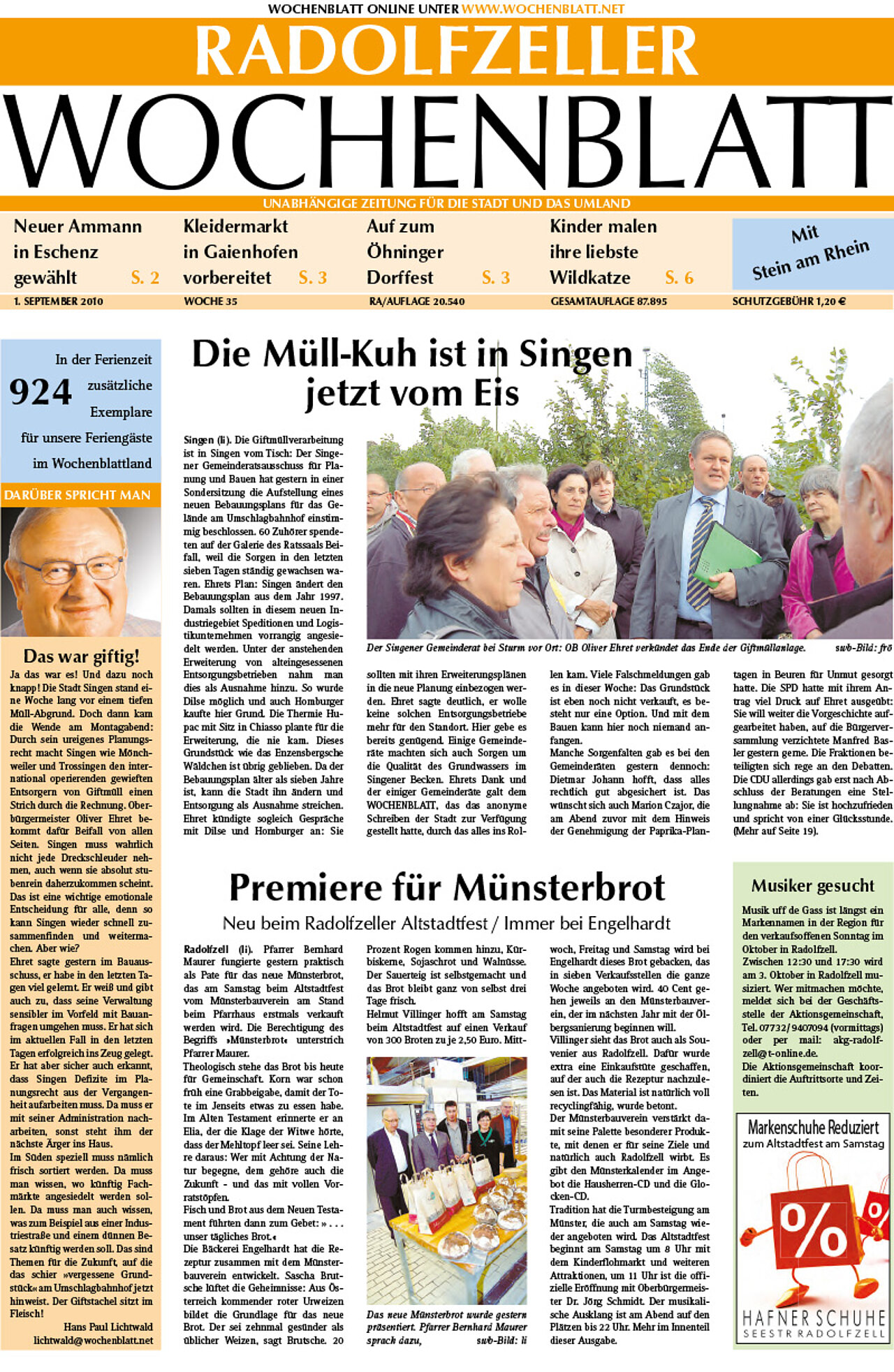 Ausgabe 35 vom 01. September 2010