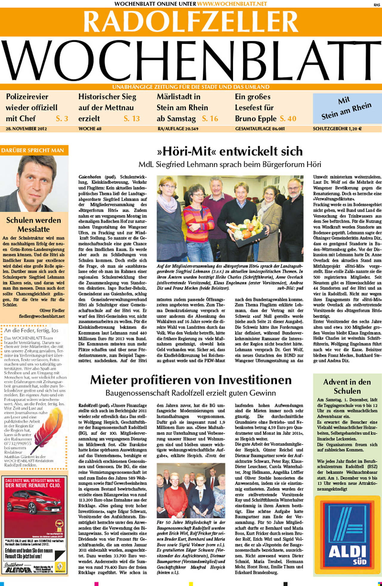 Ausgabe 48 vom 28. November 2012