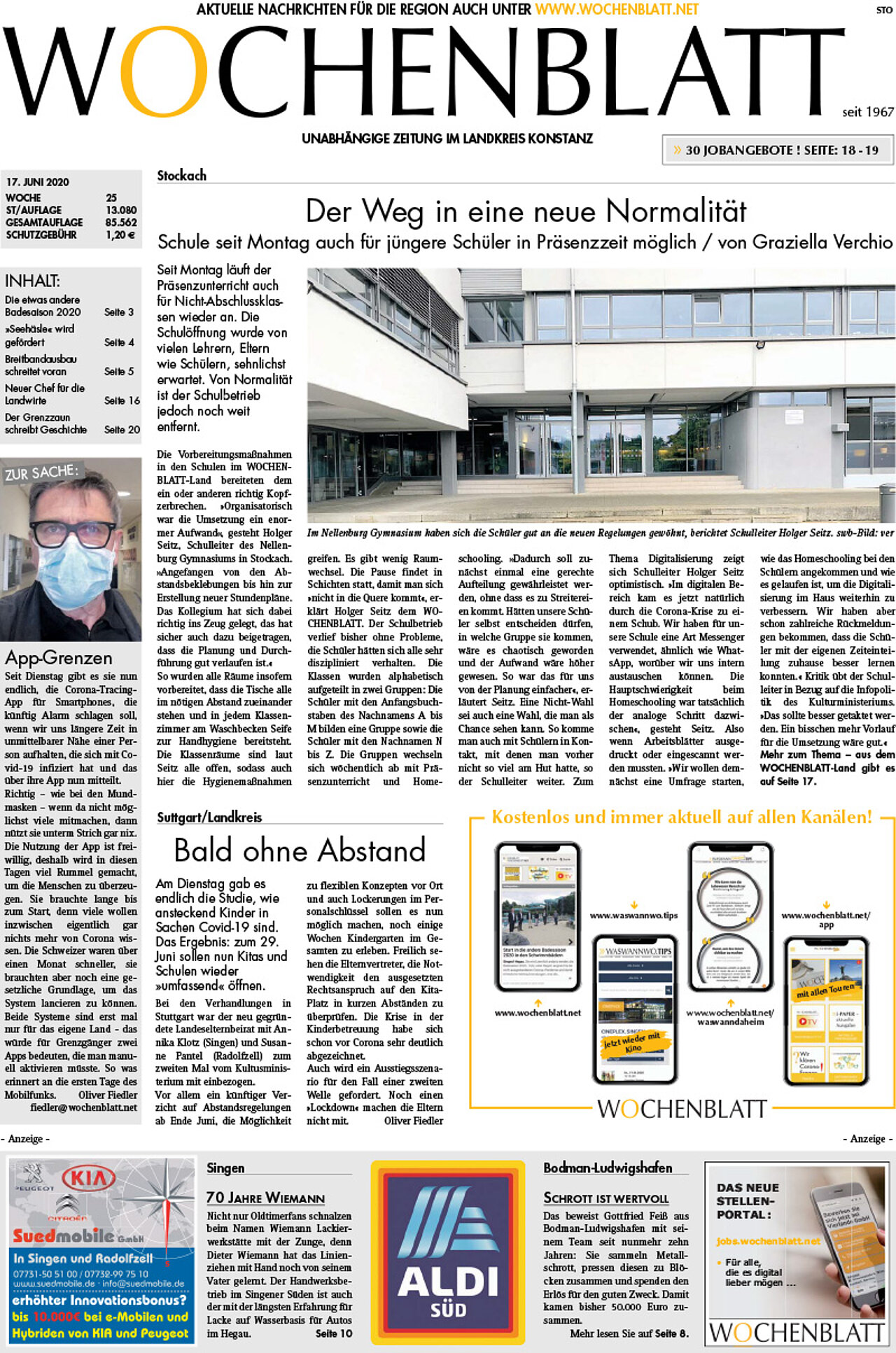 Ausgabe 25 vom 17. Juni 2020