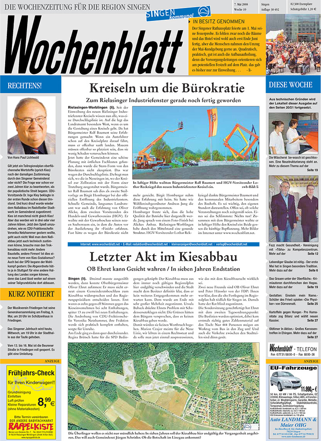 Ausgabe 19 vom 07. Mai 2008