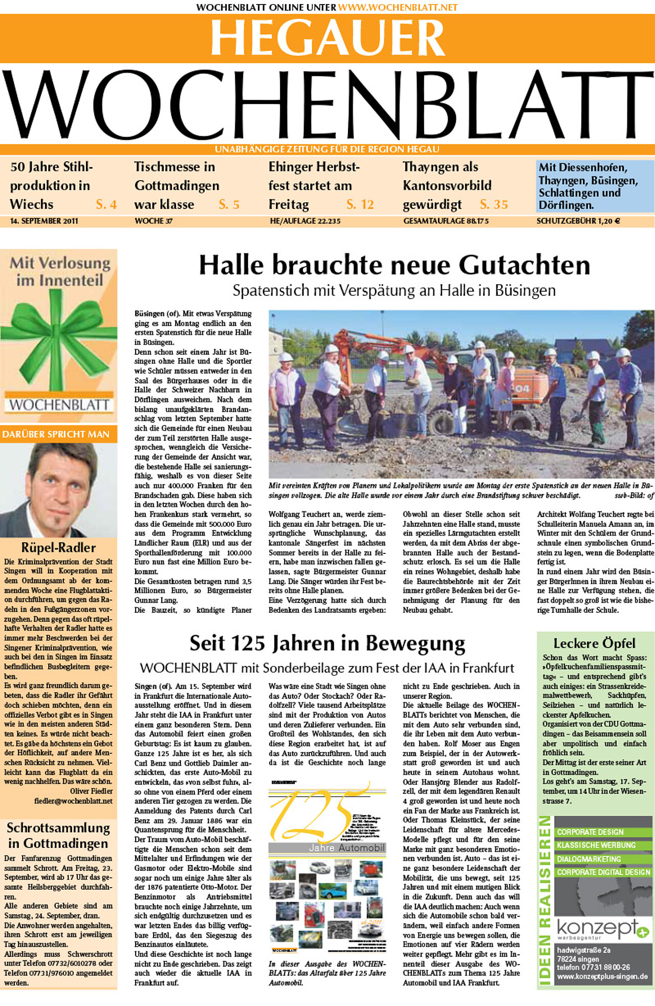 Ausgabe 37 vom 14. September 2011