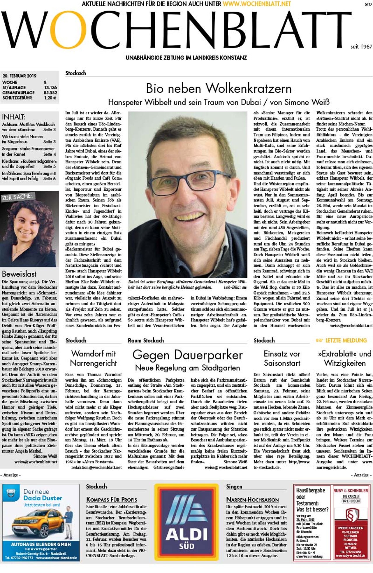 Ausgabe 08 vom 20. Februar 2019