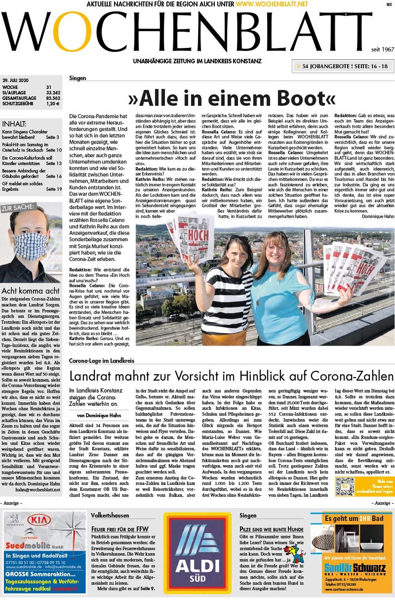 Ausgabe 31 vom 29. Juli 2020