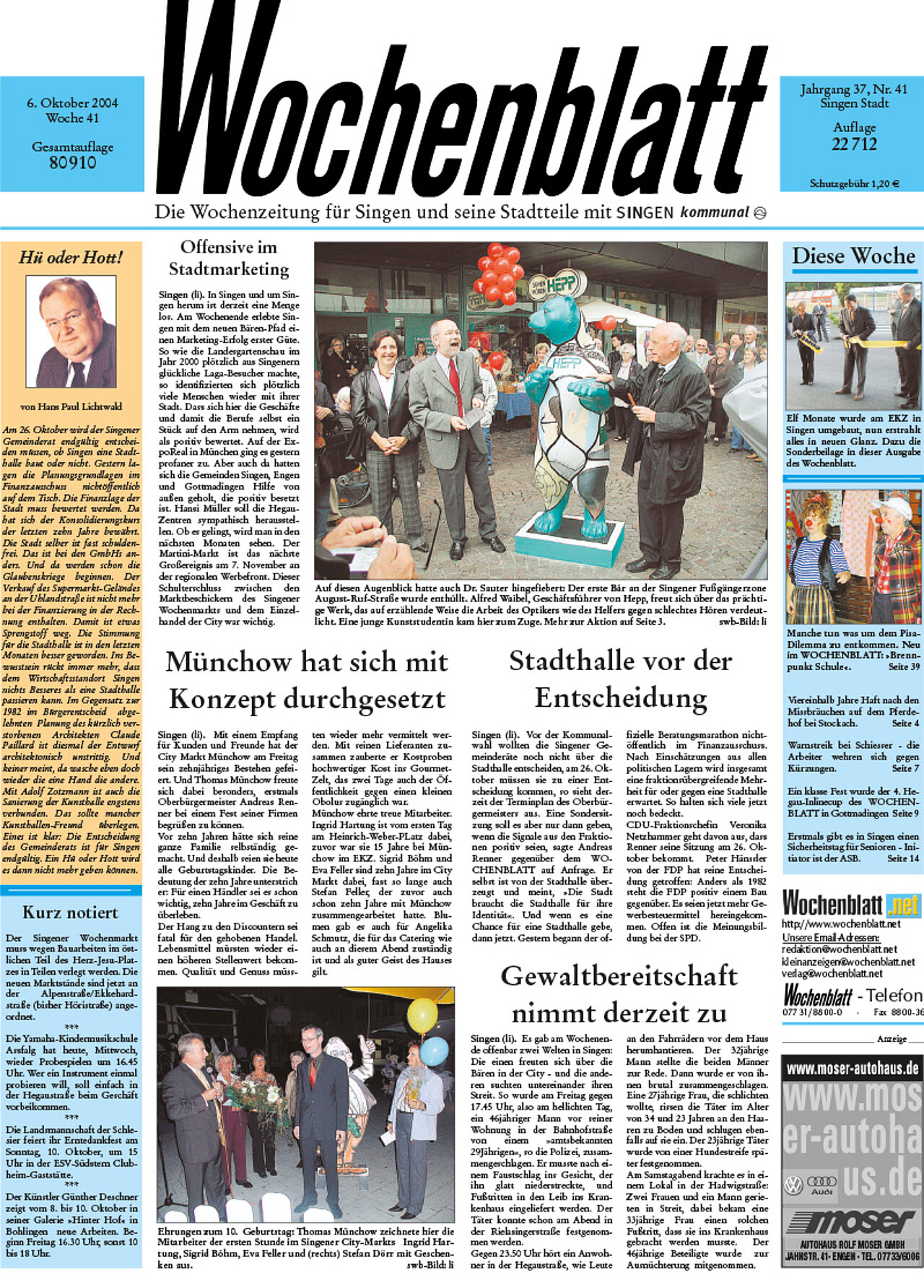 Ausgabe 41 vom 06. Oktober 2004