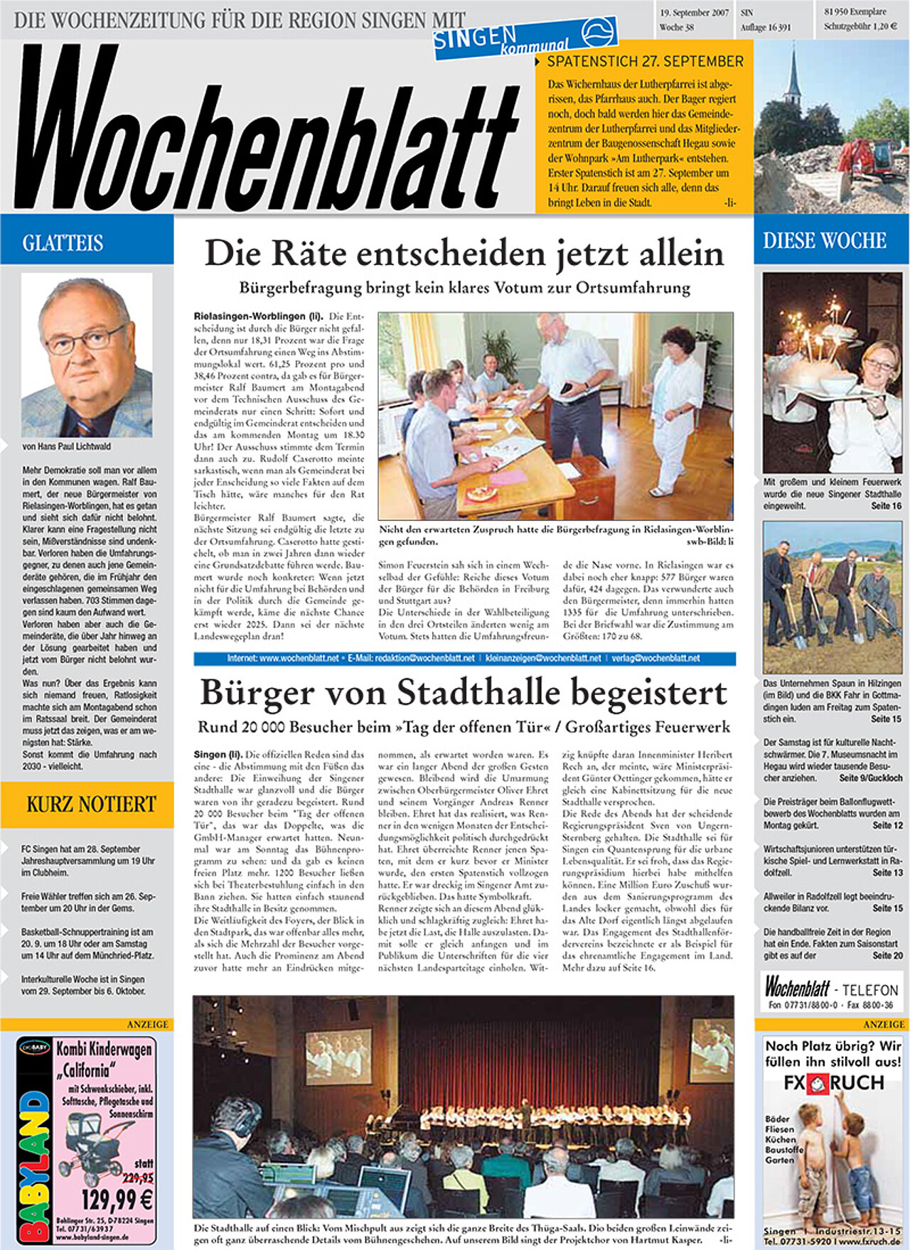 Ausgabe 38 vom 19. September 2007