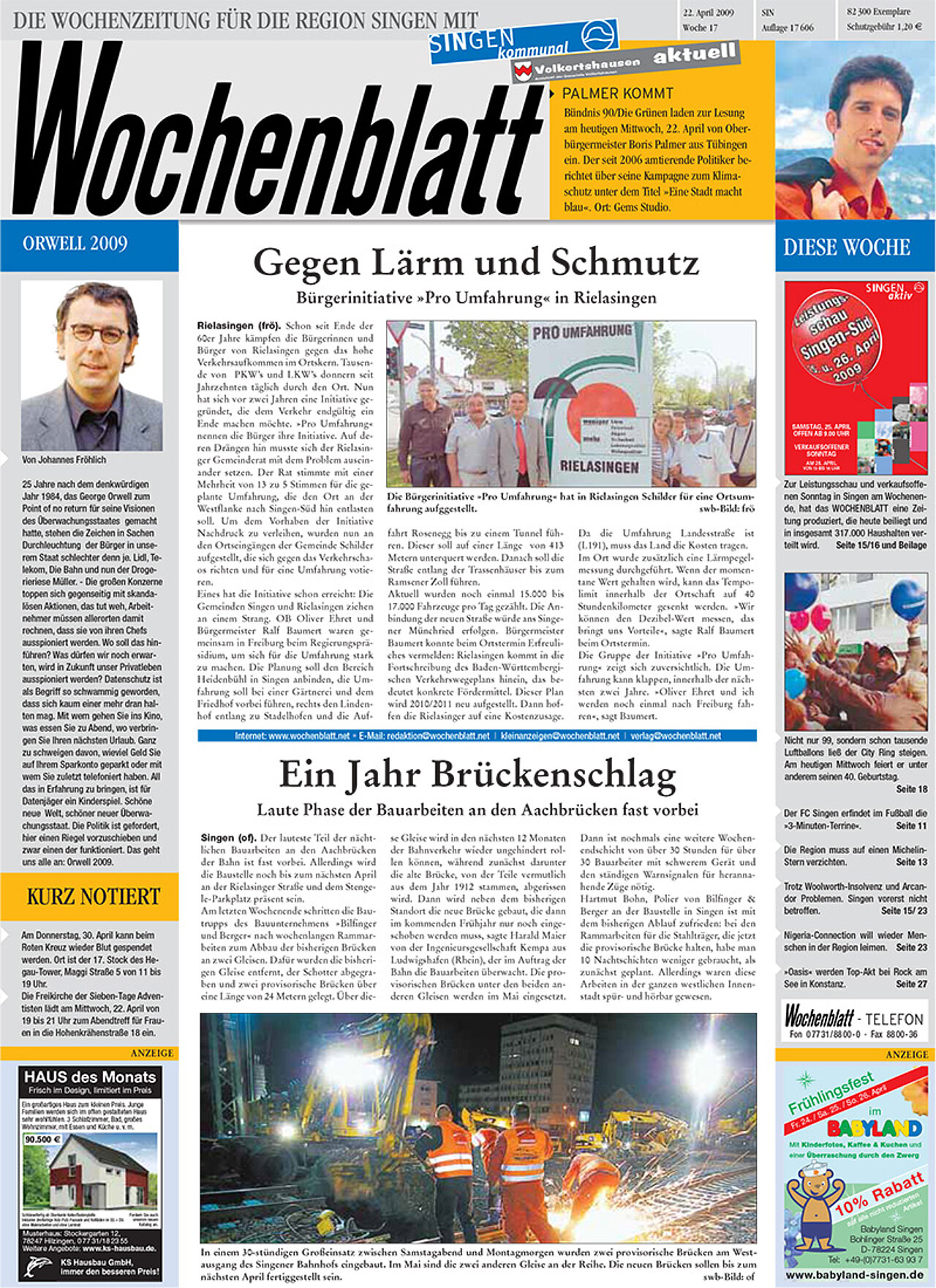 Ausgabe 16 vom 22. April 2009