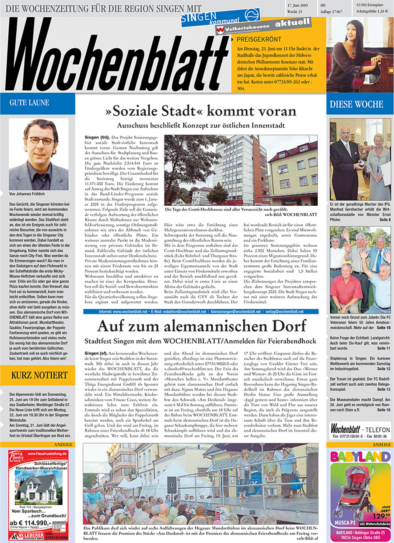 Ausgabe 24 vom 17. Juni 2009