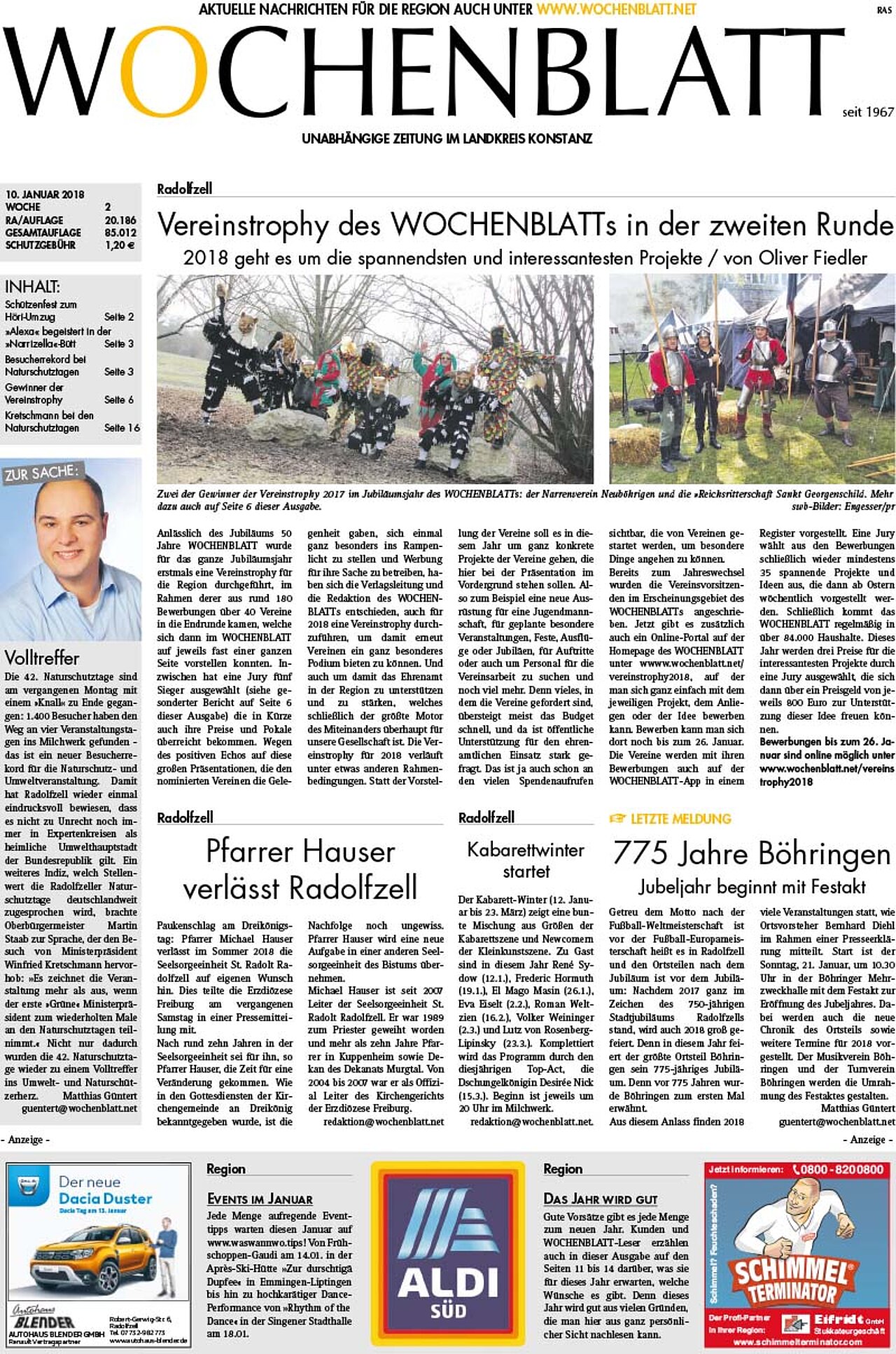 Ausgabe 02 vom 10. Januar 2018