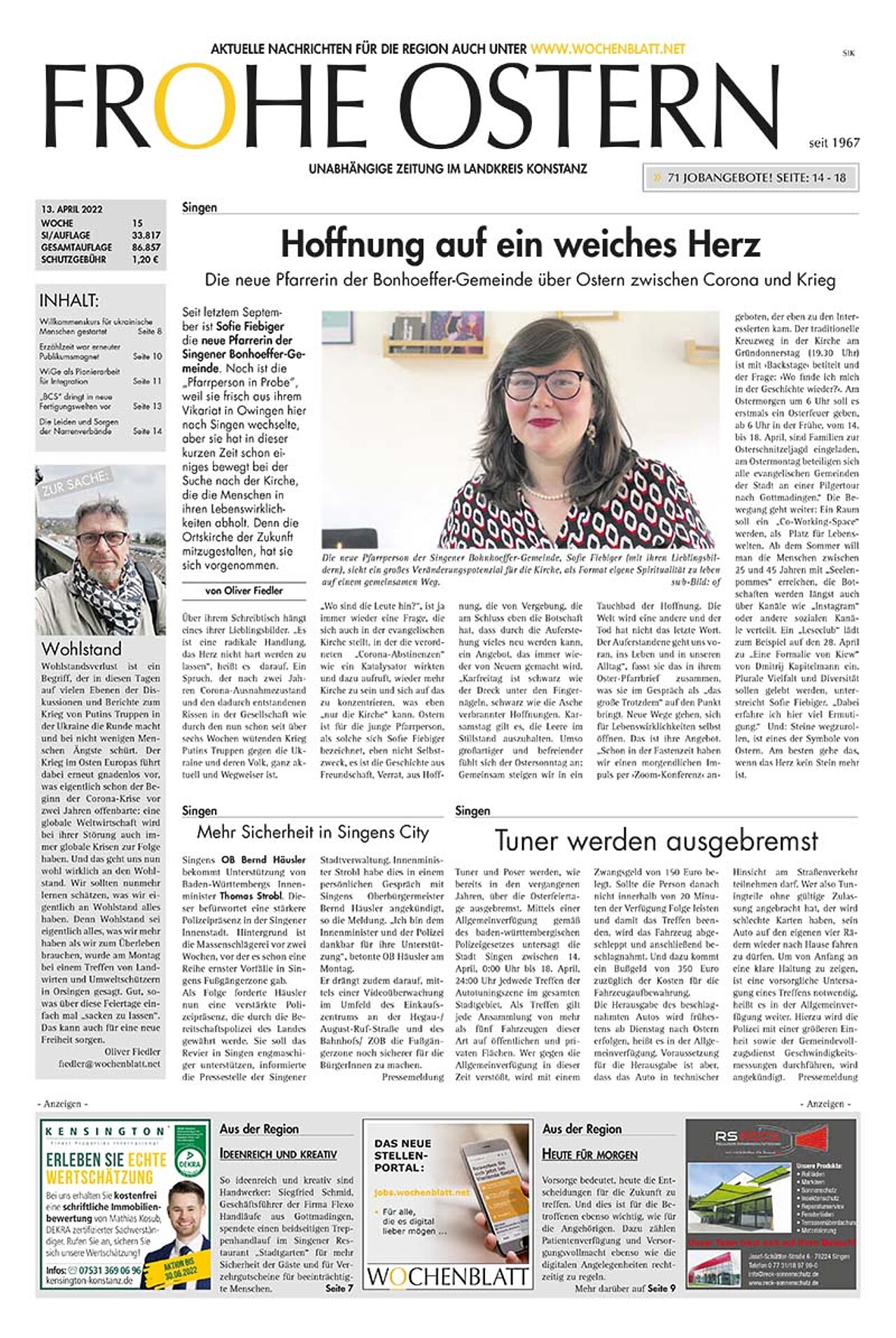 Ausgabe 15 vom 13. April 2022