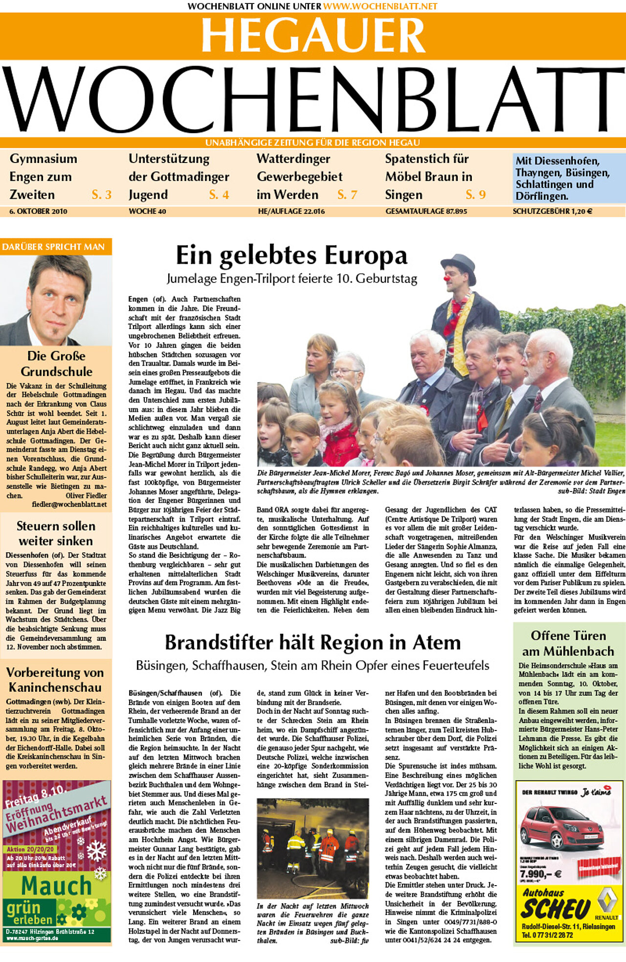 Ausgabe 40 vom 06. Oktober 2010