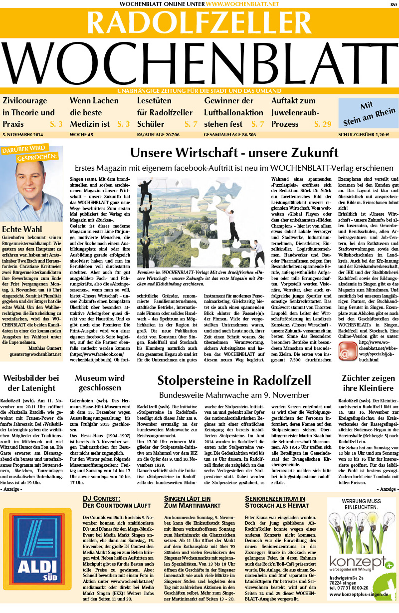 Ausgabe 45 vom 05. November 2014