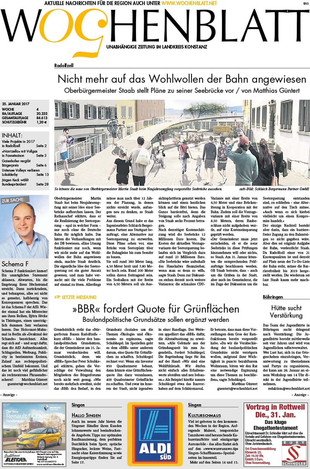 Ausgabe 04 vom 25. Januar 2017