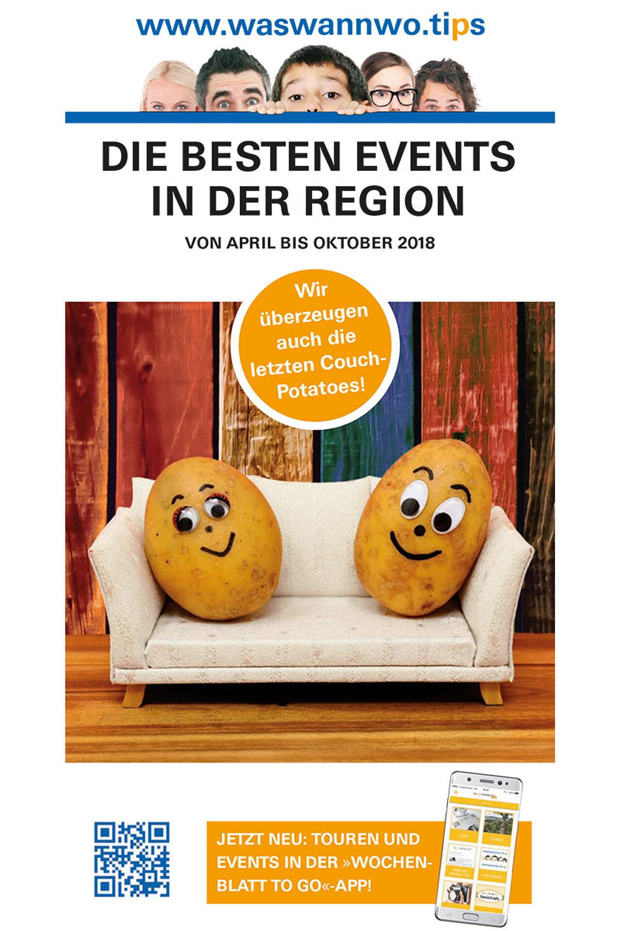 »WasWannWo2018«  Sonderausgabe vom 11. April