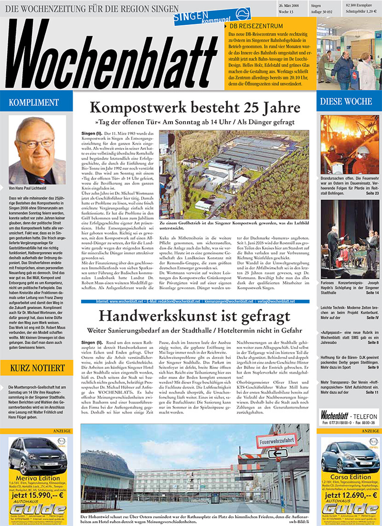 Ausgabe 13 vom 26. März 2008