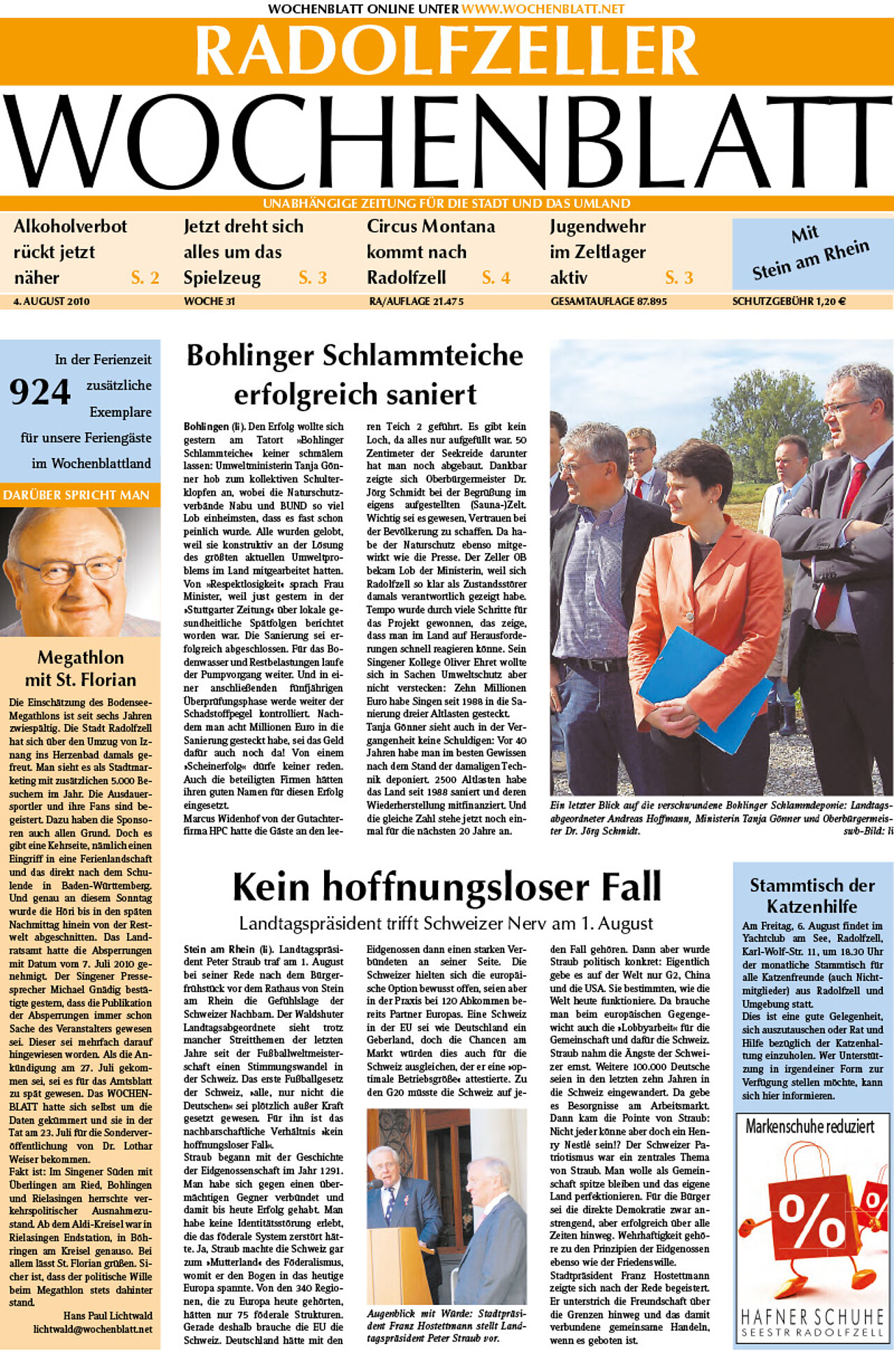 Ausgabe 31 vom 04. August 2010