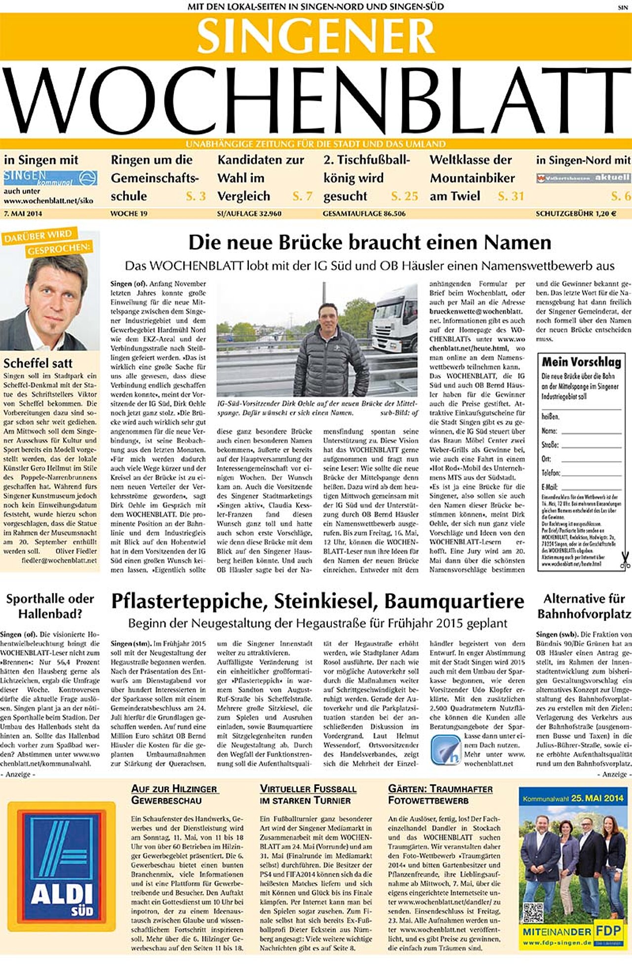 Ausgabe 19 vom 07. Mai 2014