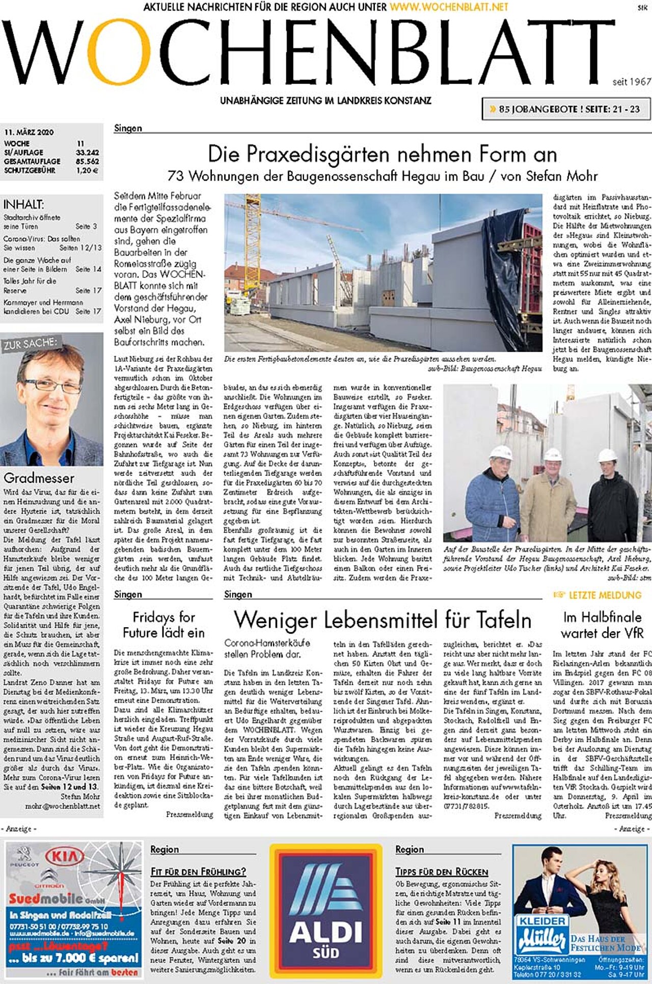 Ausgabe 11 vom 11. März 2020