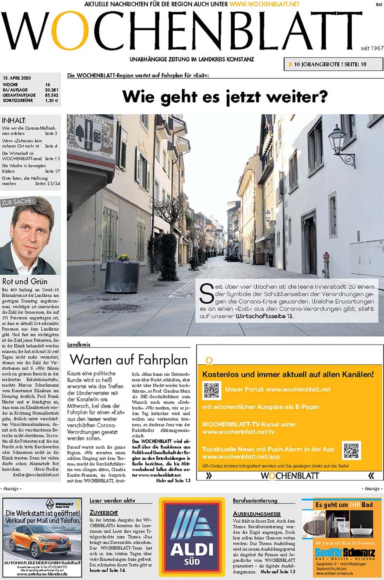 Ausgabe 16 vom 15. April 2020
