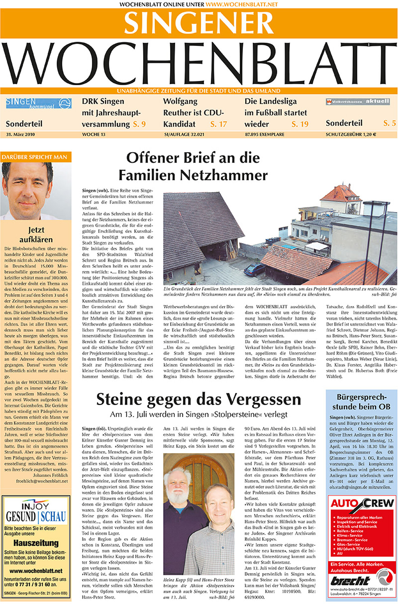 Ausgabe 13 vom 31. März 2010