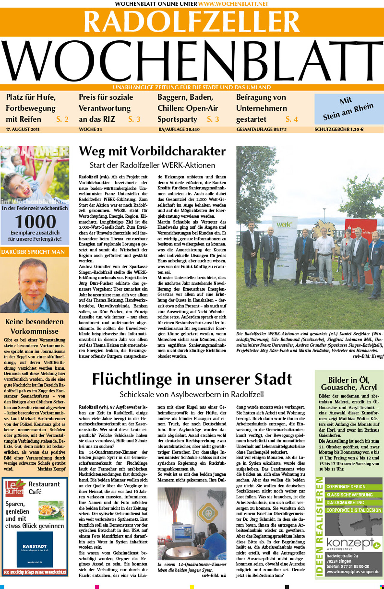 Ausgabe 33 vom 17. August 2011