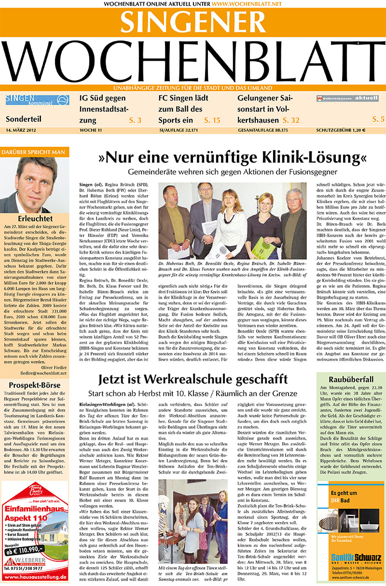Ausgabe 11 vom 14. März 2012