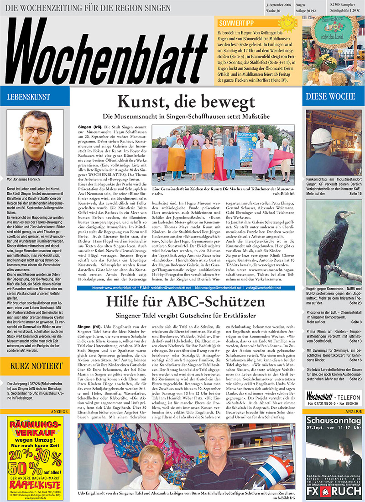 Ausgabe 36 vom 03. September 2008