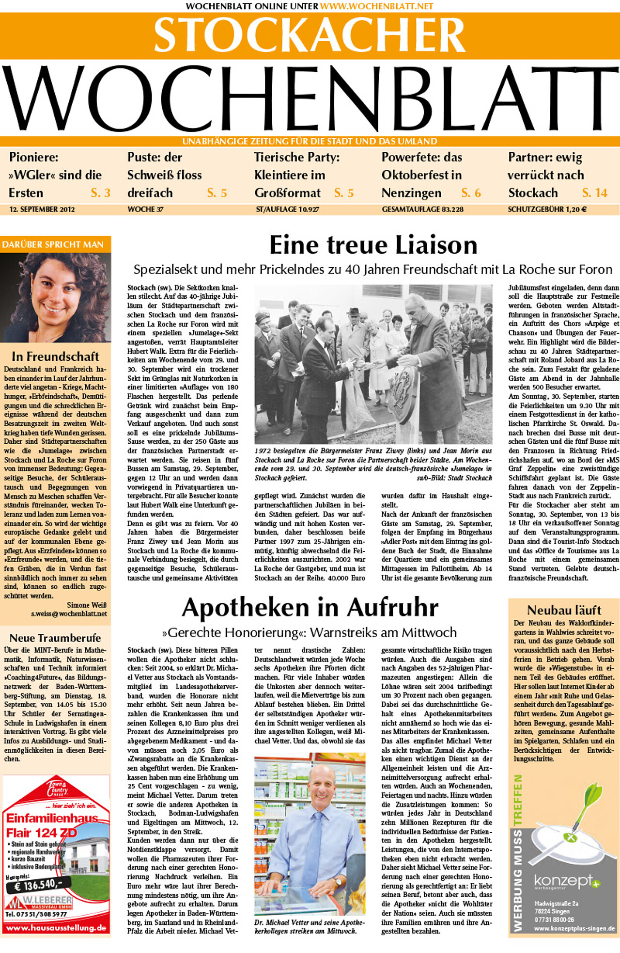 Ausgabe 37 vom 12. September 2012