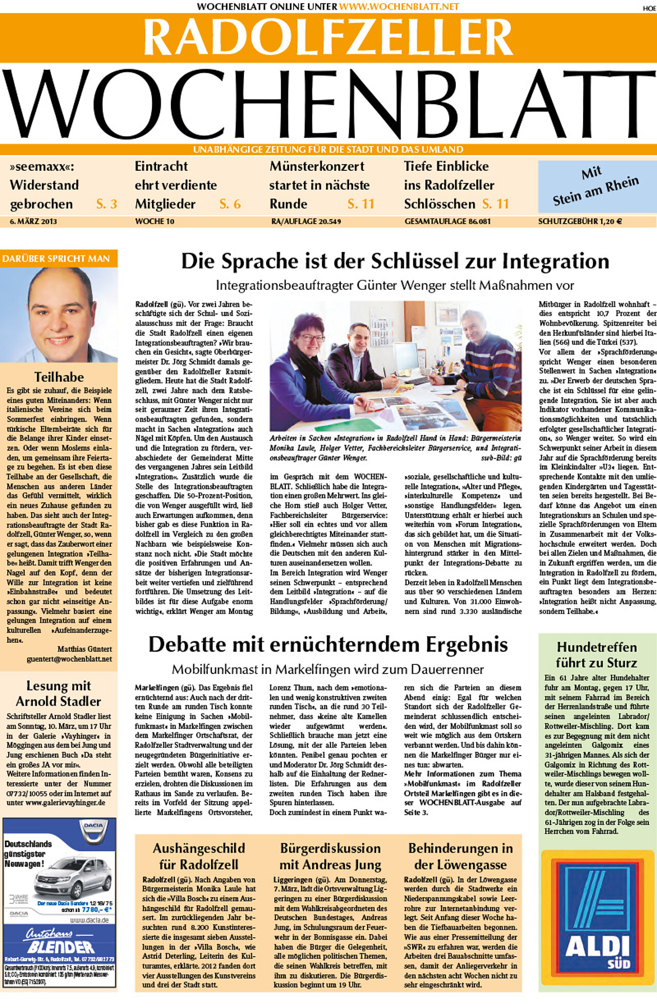Ausgabe 10 vom 06. März 2013