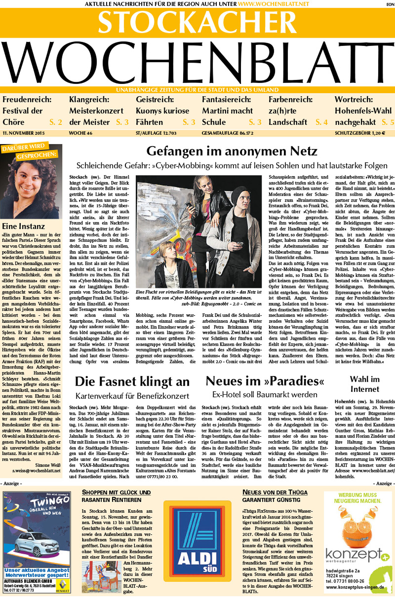 Ausgabe 46 vom 11. November 2015