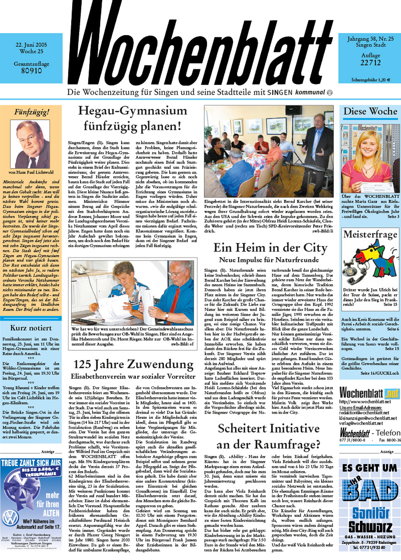 Ausgabe 25 vom 22. Juni 2005