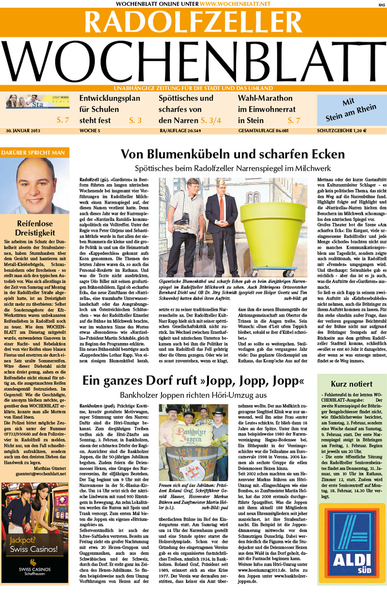 Ausgabe 05 vom 30. Januar 2013