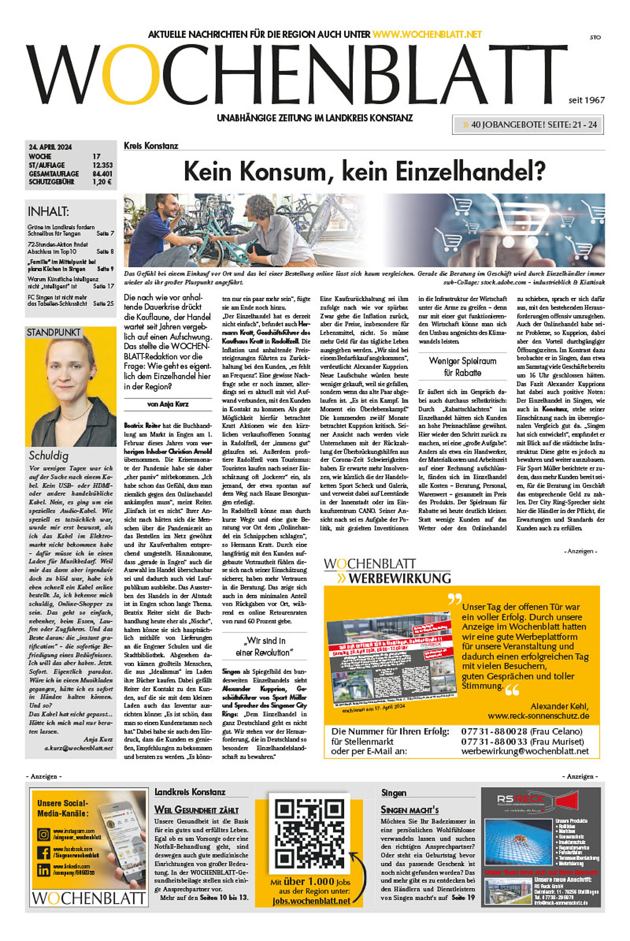 Ausgabe 17 vom 24. April 2024