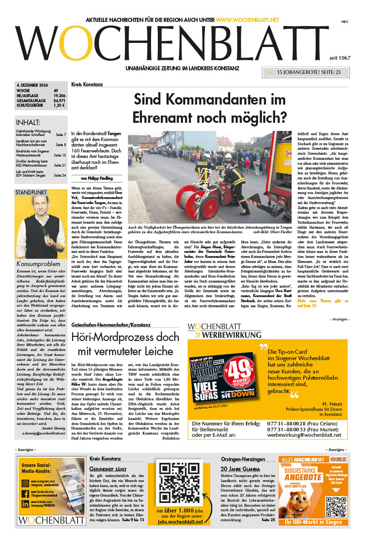 Ausgabe 49 vom 4. Dezember 2024