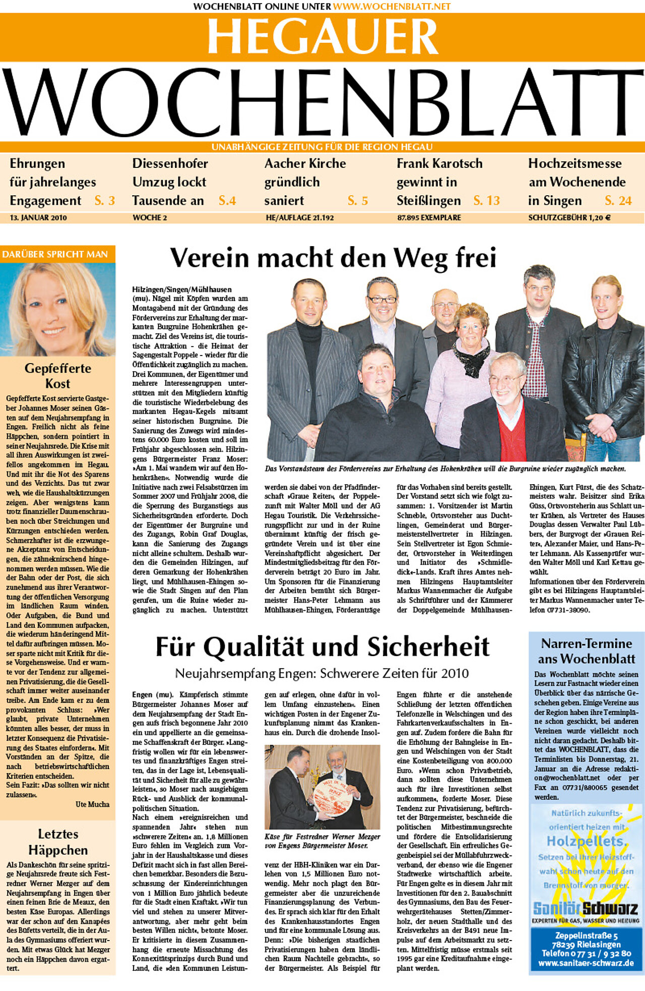 Ausgabe 02 vom 13. Januar 2010