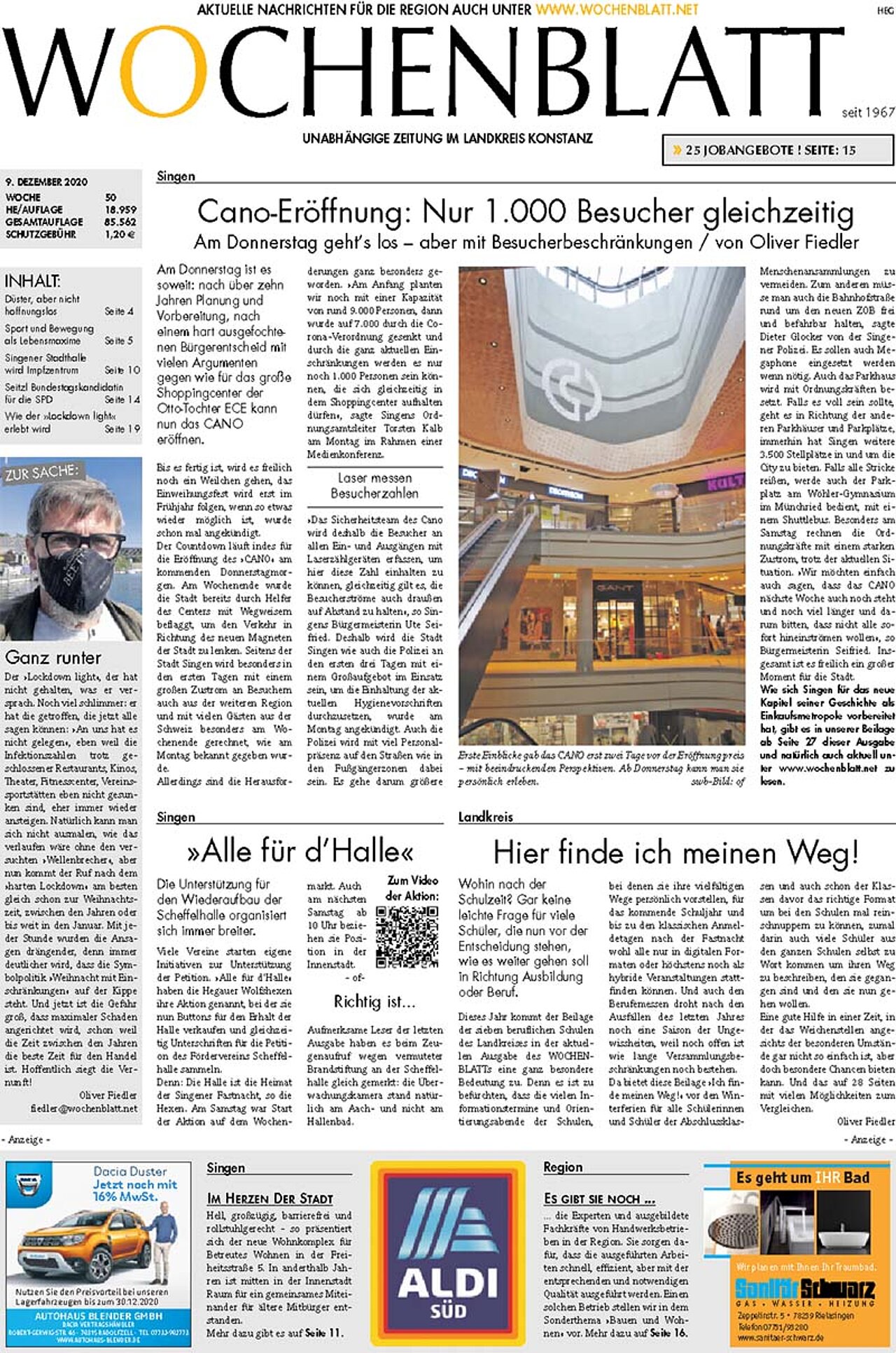 Ausgabe 50 vom 09. Dezember 2020