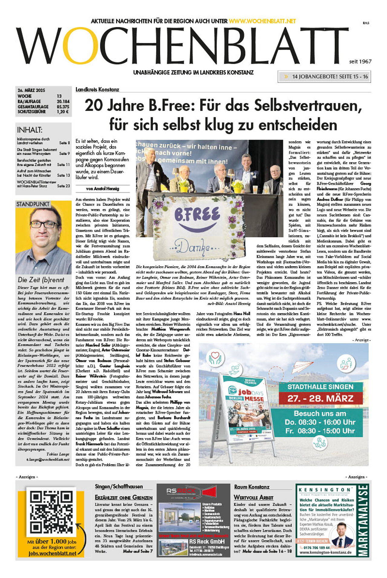 Ausgabe 13 vom 26. März 2025