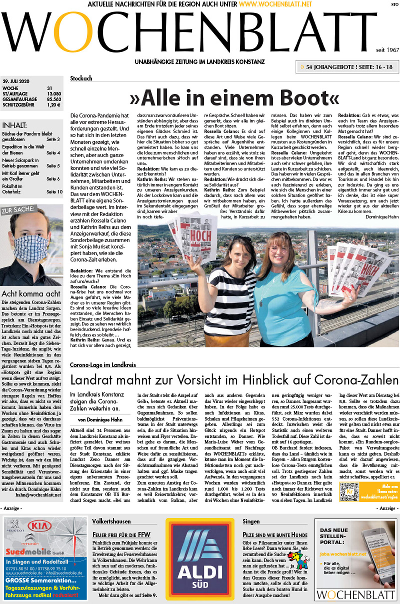 Ausgabe 31 vom 29. Juli 2020