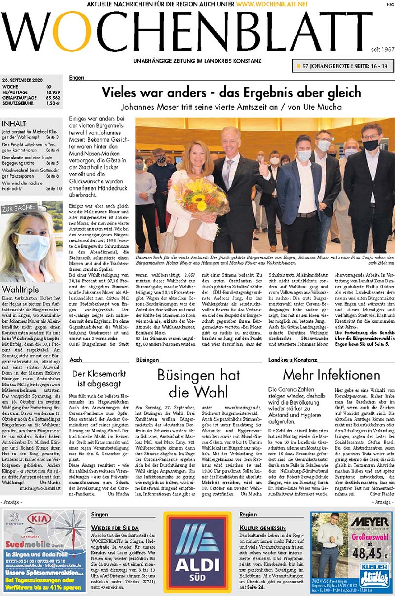 Ausgabe 39 vom 23. September 2020