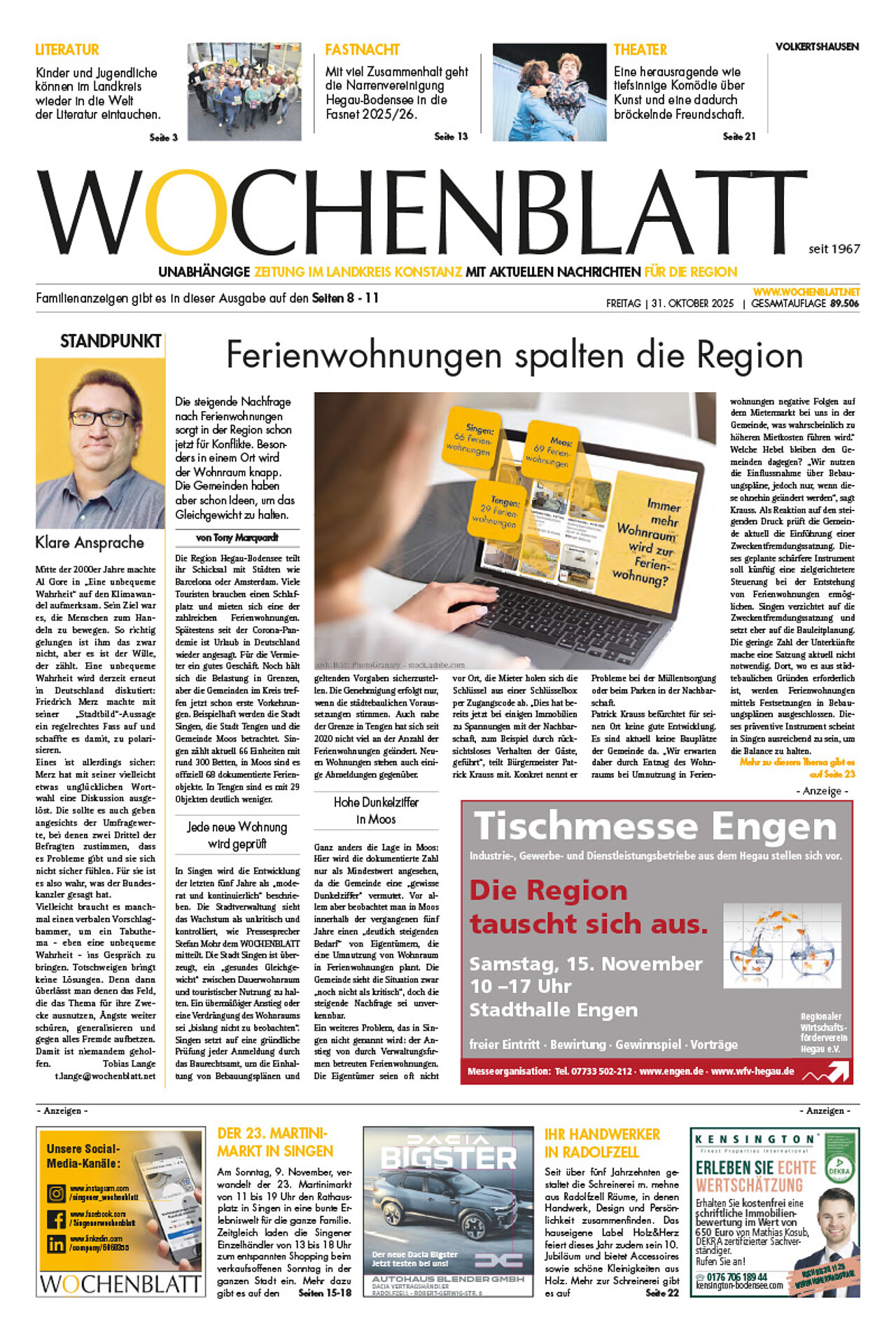 Ausgabe 44 vom 31. Oktober 2025