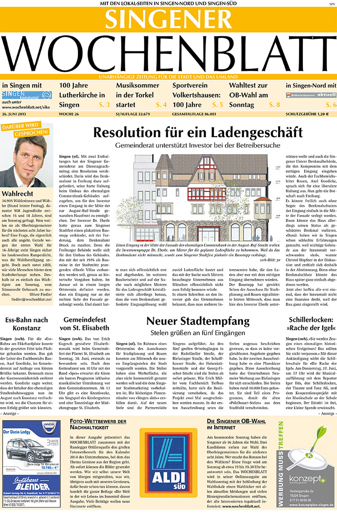 Ausgabe 26 vom 26. Juni 2013