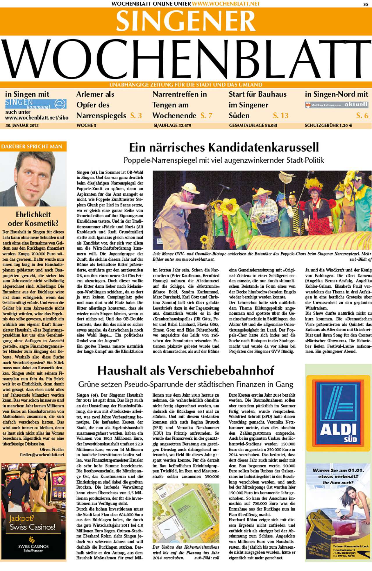 Ausgabe 05 vom 30. Januar 2013