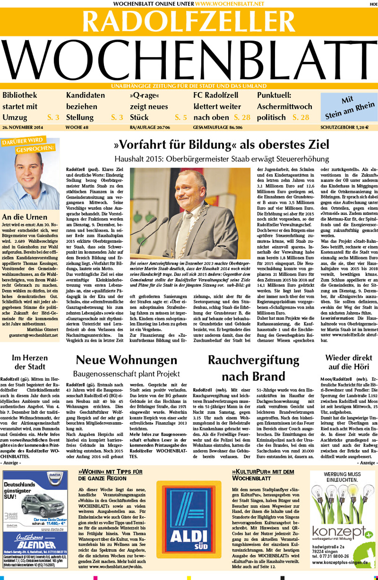 Ausgabe 48 vom 26. November 2014