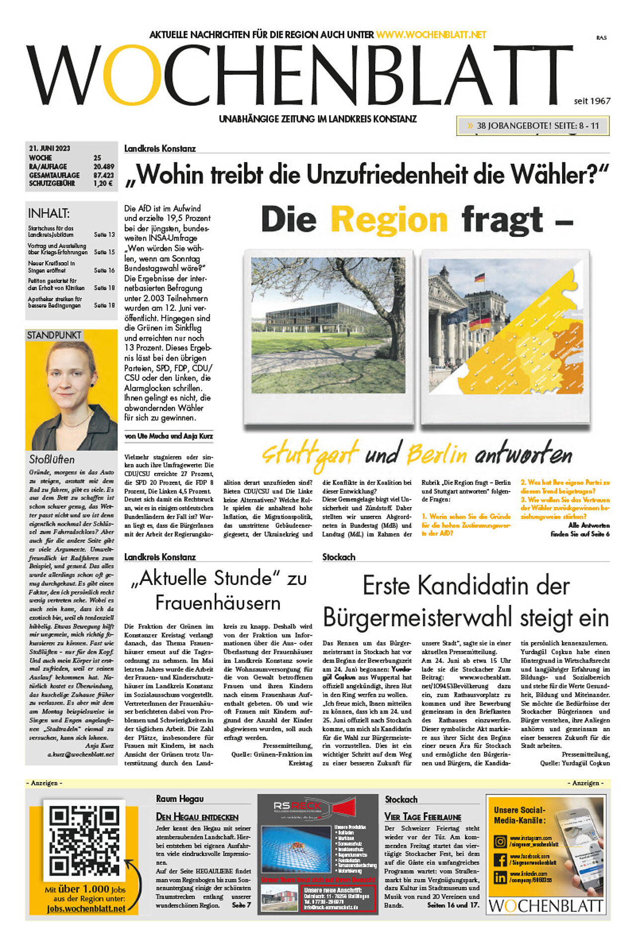 Ausgabe 25 vom 21. Juni 2023