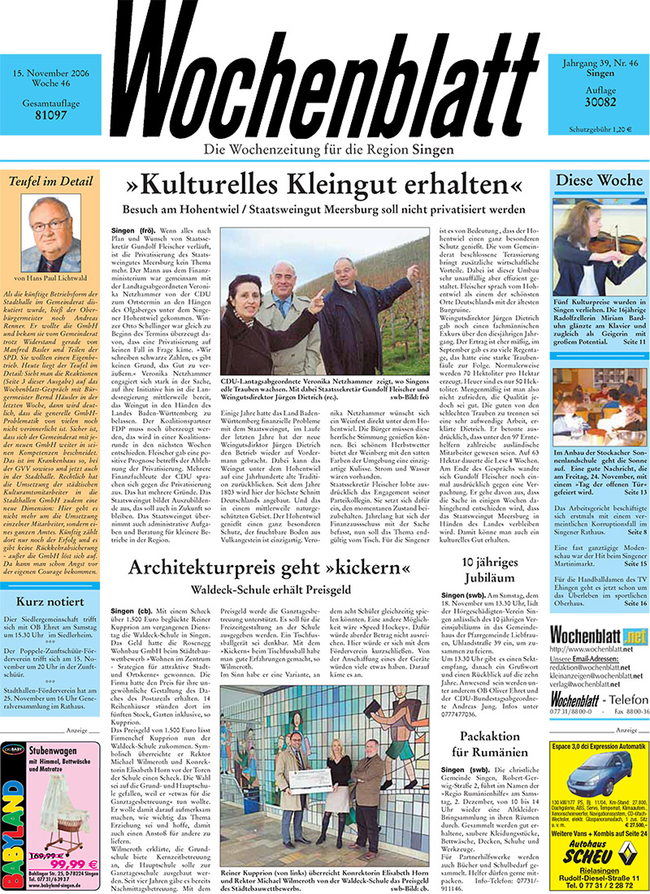 Ausgabe 46 vom 15. November 2006
