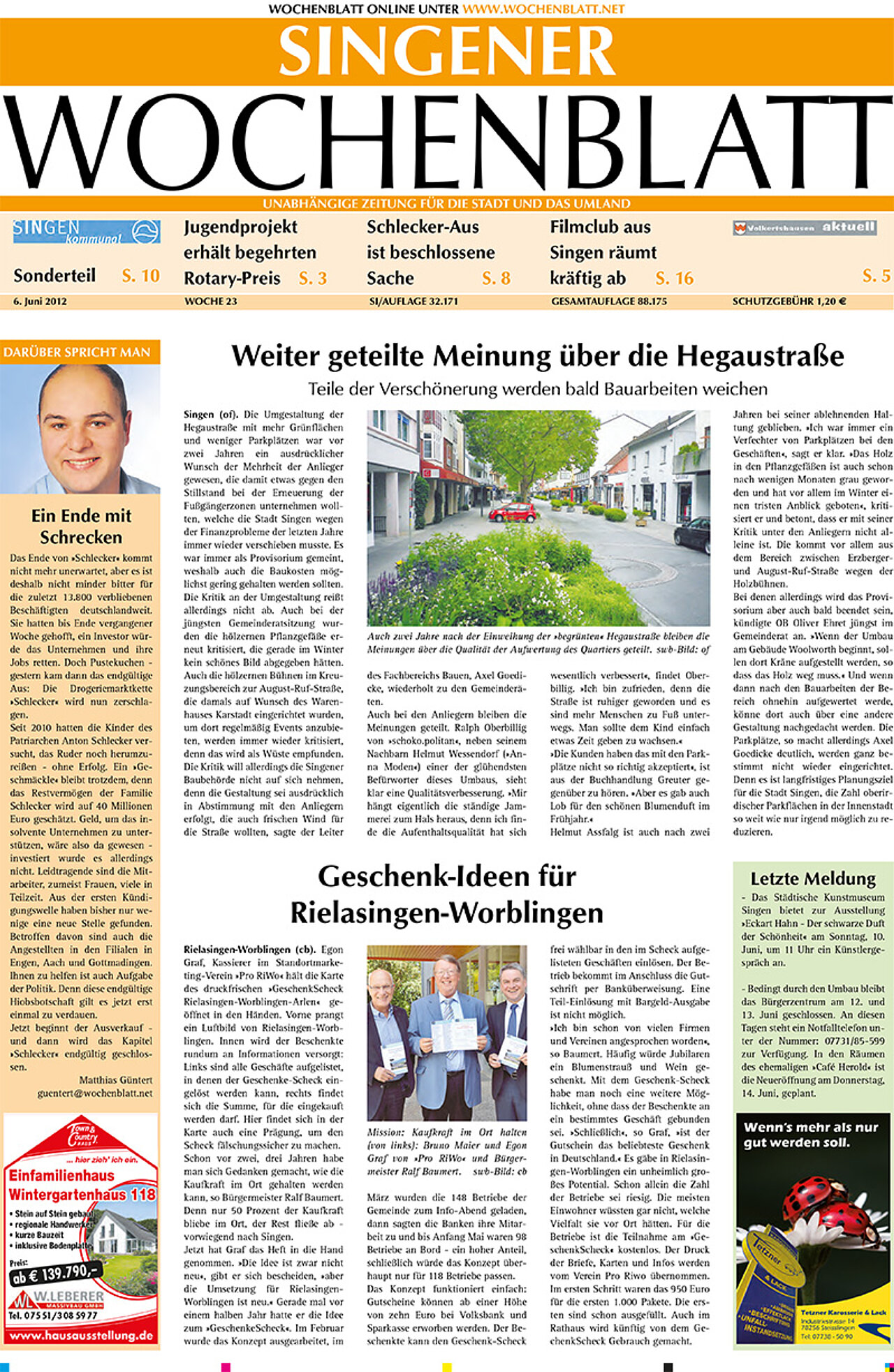 Ausgabe 23 vom 06. Juni 2012
