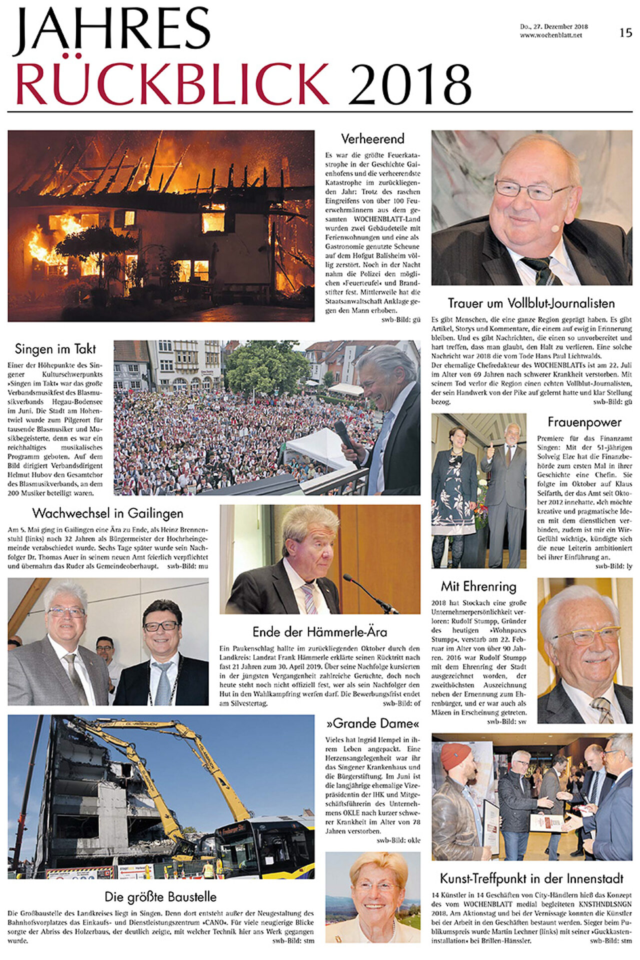 Sonderausgabe vom 27. Dezember