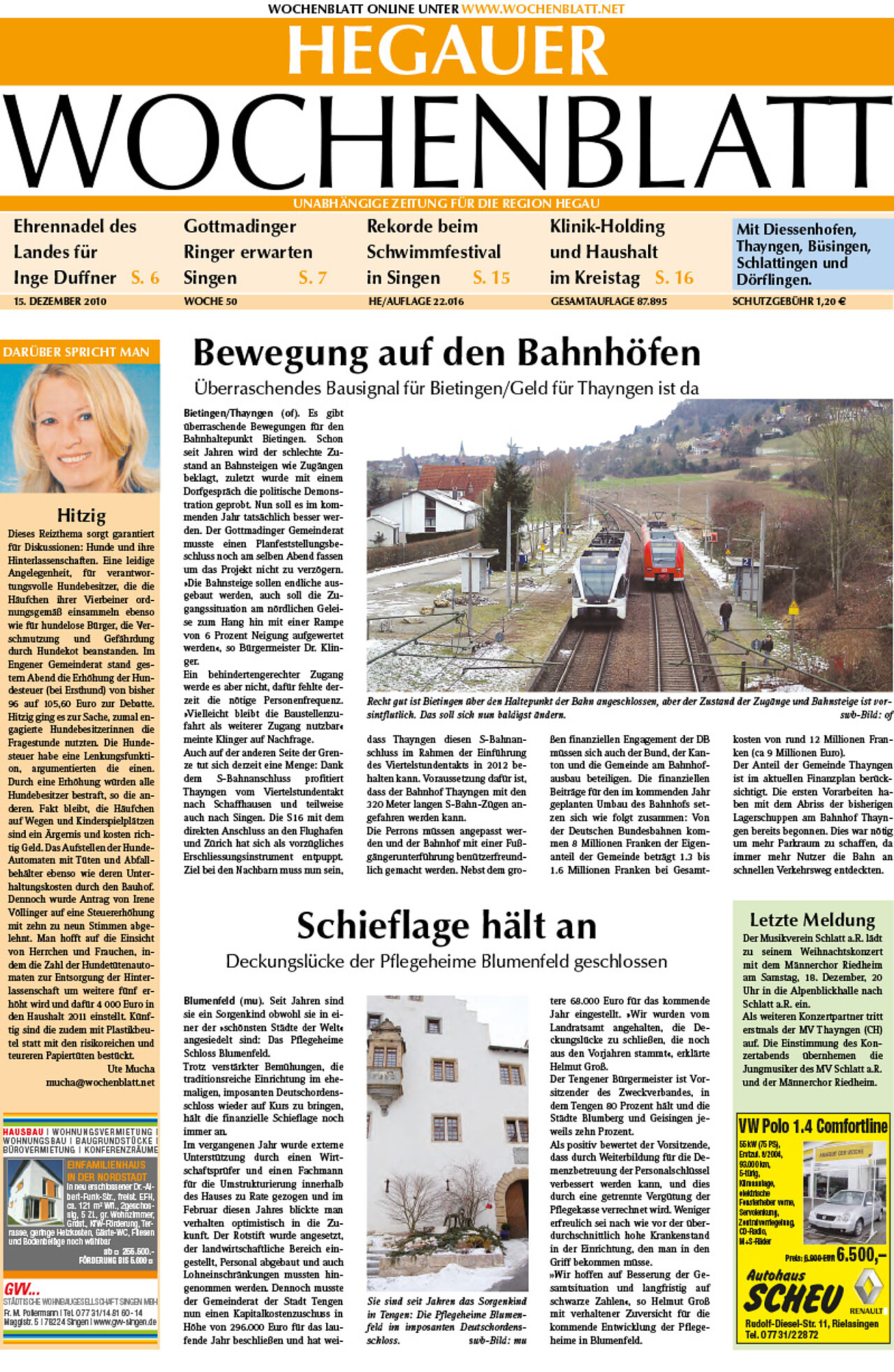 Ausgabe 50 vom 15. Dezember 2010