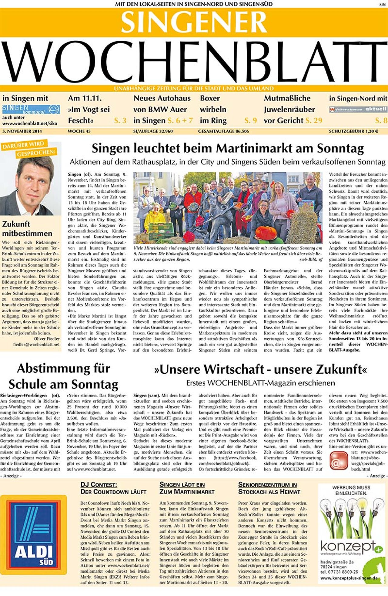 Ausgabe 45 vom 05. November 2014